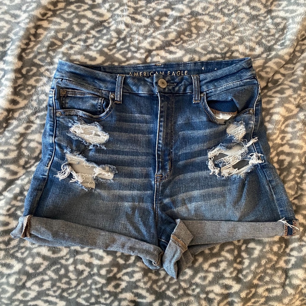 American Eagle High Waisted Jean Shorts